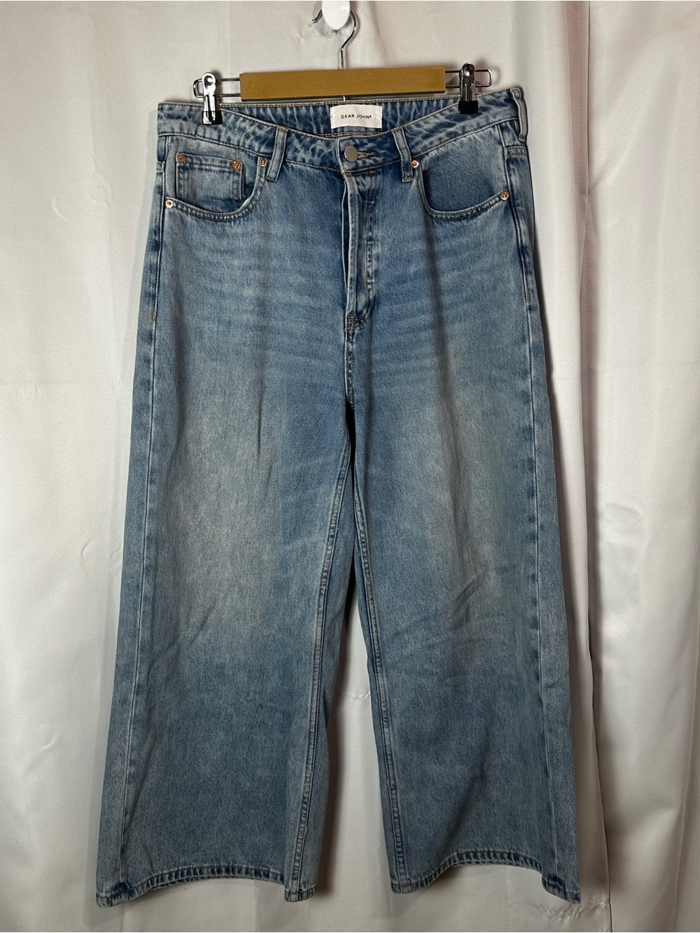 Dear John Wide Leg Button-Fly Jeans - Size 30